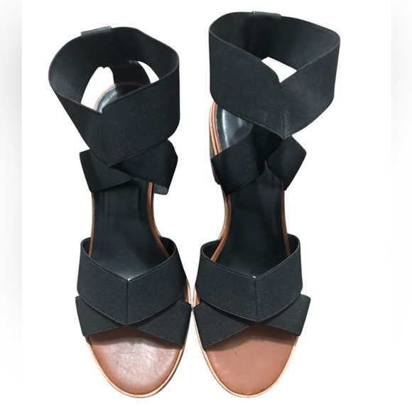 Anthropologie Bernardo strappy block heel classic feminine romantic elegant 90’s - Picture 9 of 15